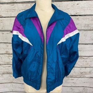 Vintage 80s 90s Track Jacket EUC Petite Medium